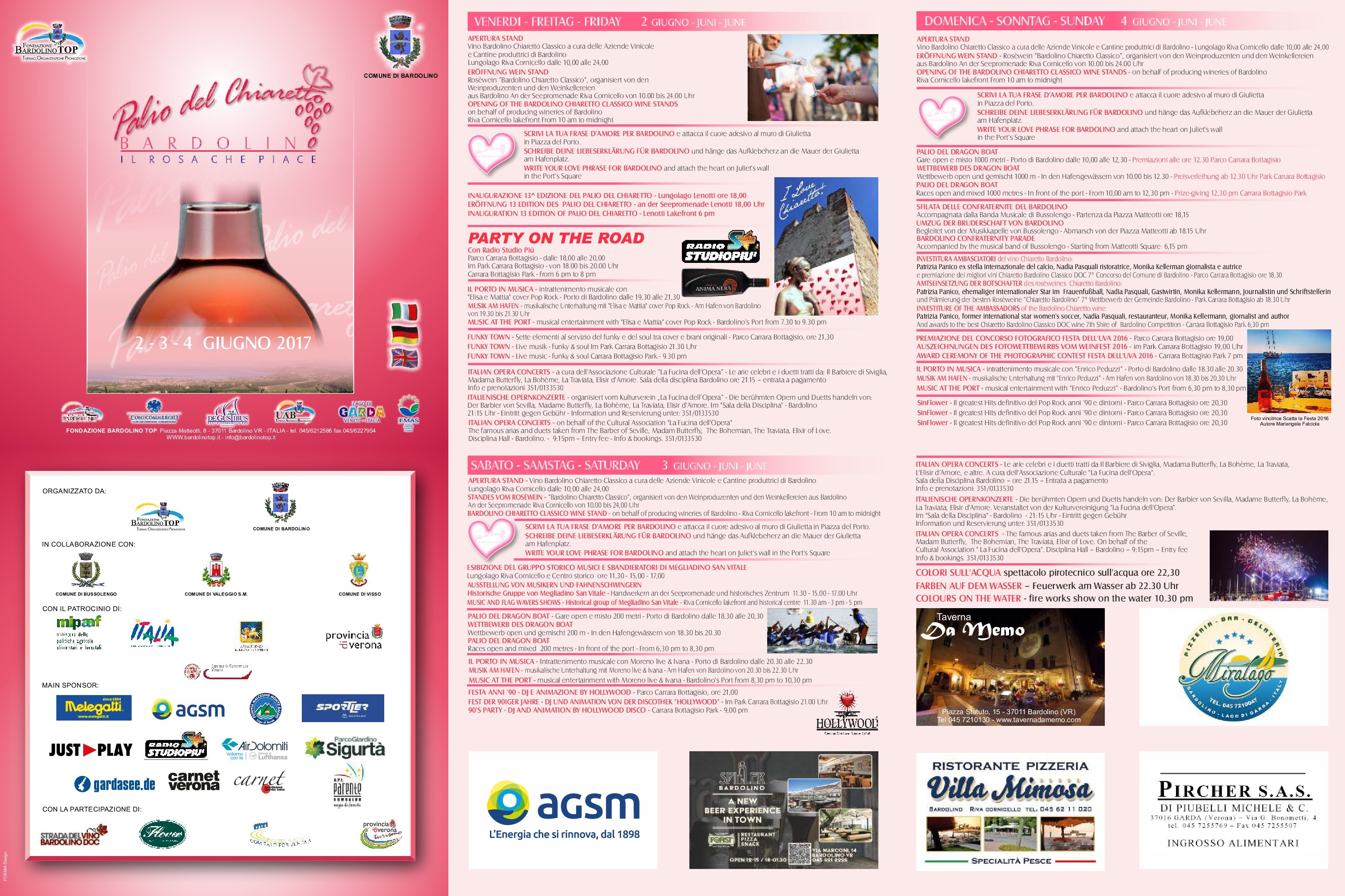 Programma palio chiaretto