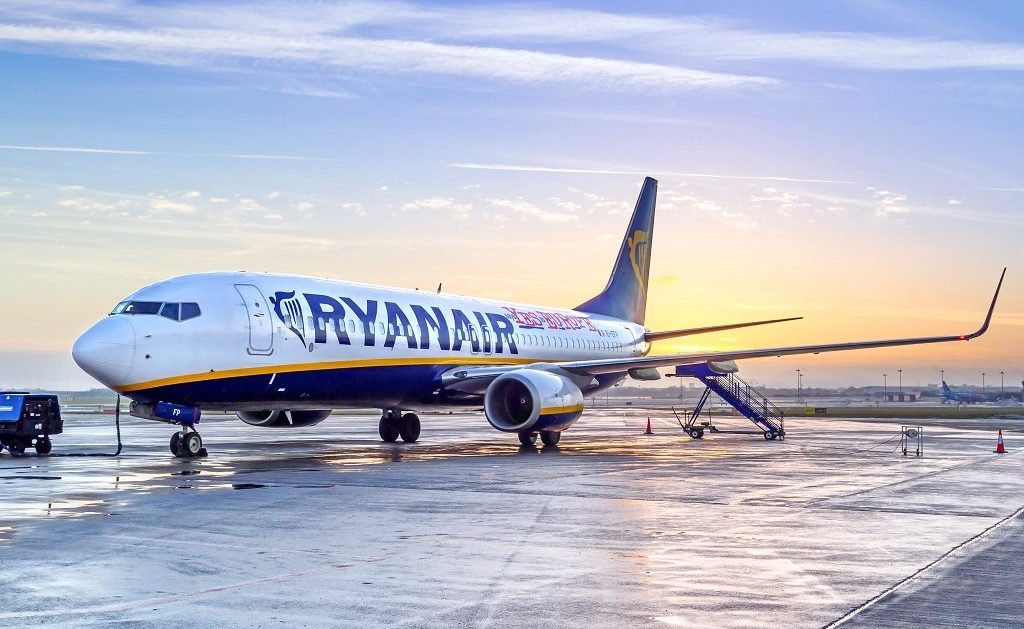 Aereo della compagnia Ryanair