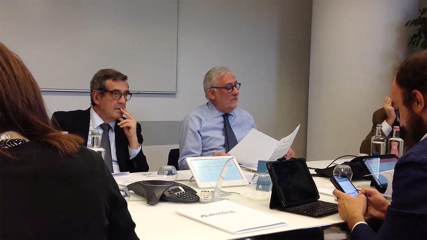 Conferenza stampa a4holding