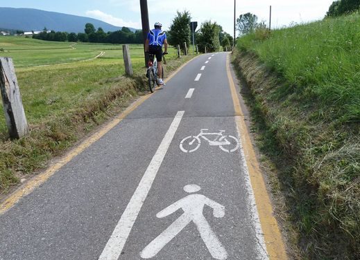 pista ciclabile mobilità ciclistica sostenibile
