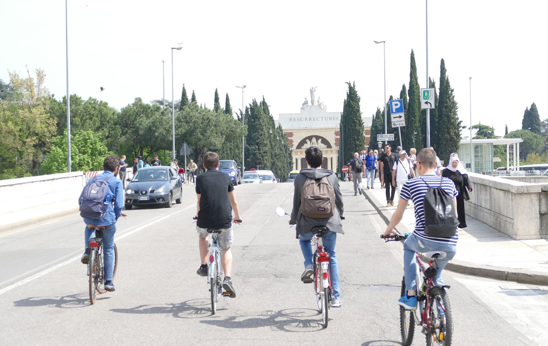 pista ciclabile porta palio castelvecchio
