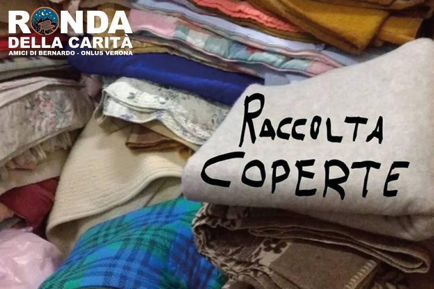 Raccolta coperte ronda della carità