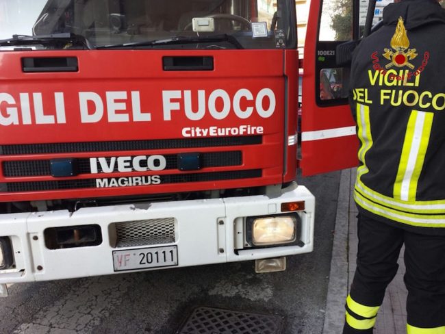 Incendio a Buttapietra