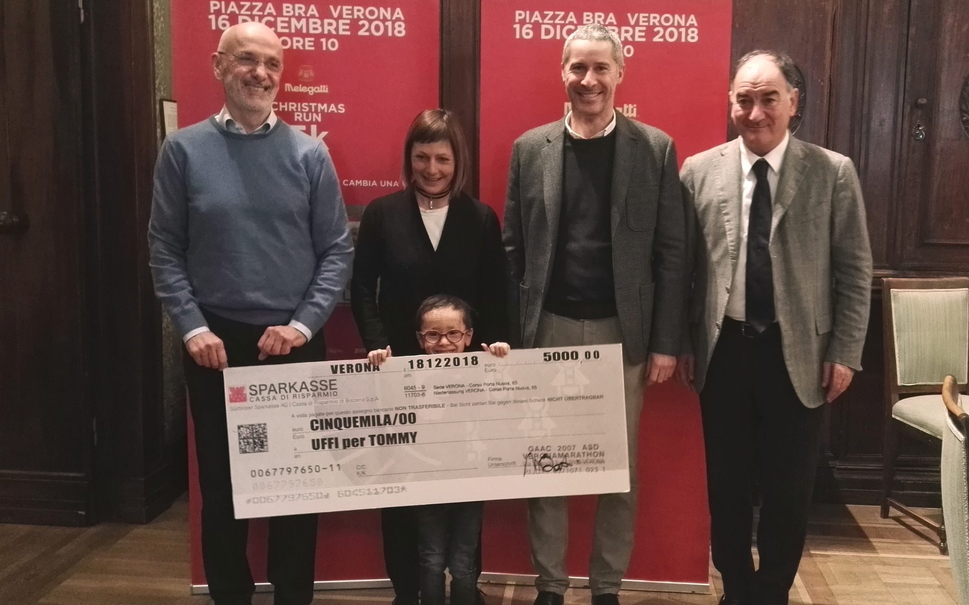 christmas run dona 5mila euro per il piccolo tommy