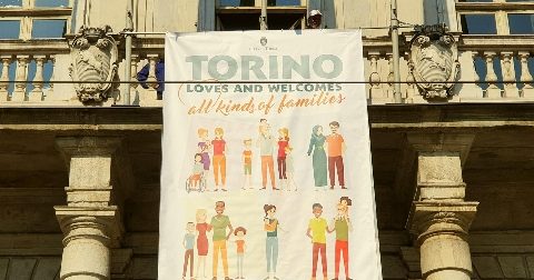 Appendino Torino striscione