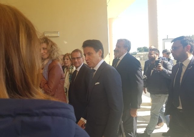 Giuseppe Conte a Lecce xylella