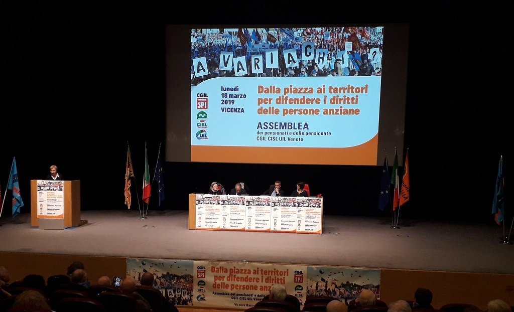 Sindacati Spi Cgil, Fnp Cisl e Uilp