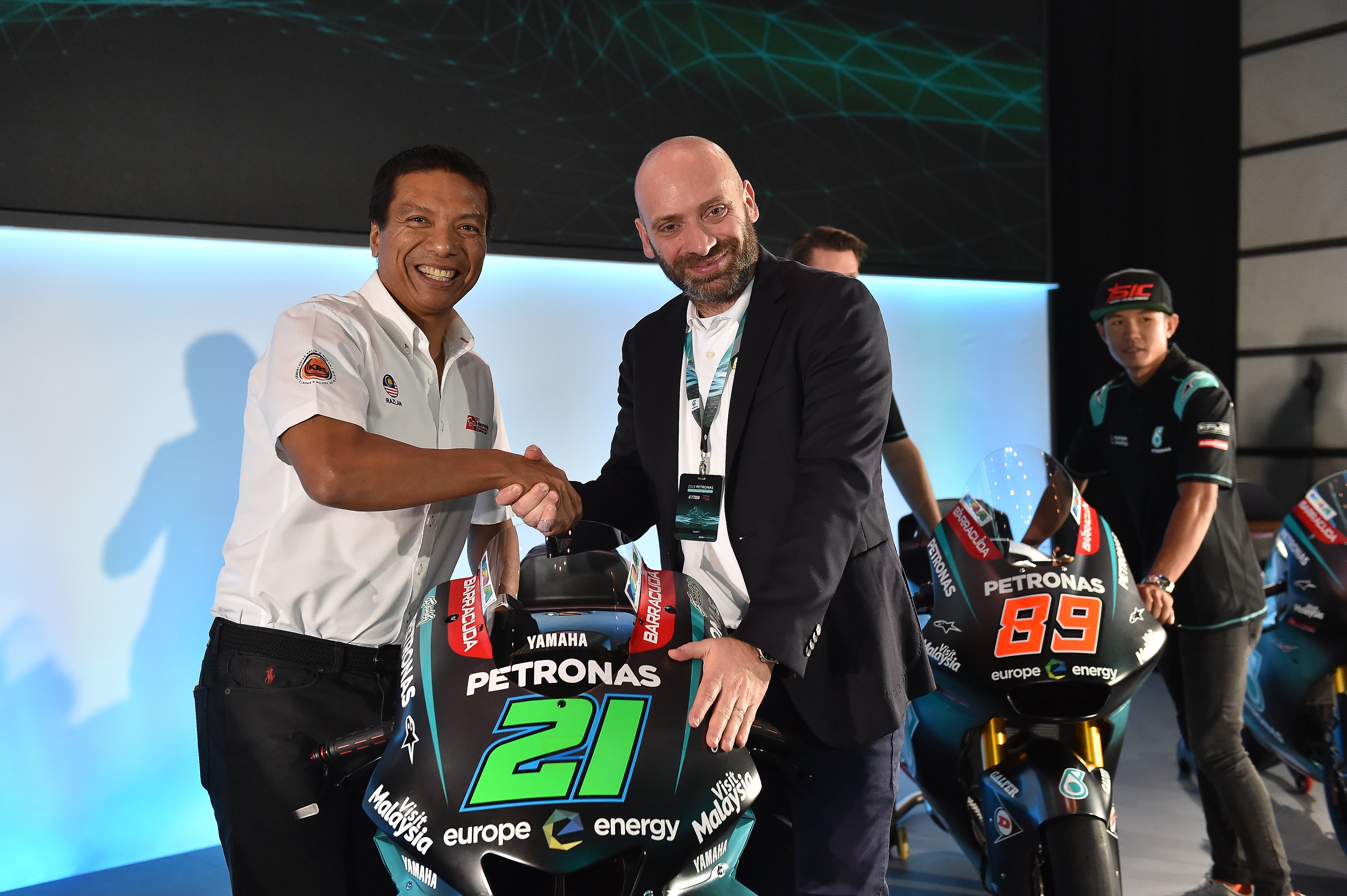 Matteo Ballarin e Razlan Razali in una foto del 2019