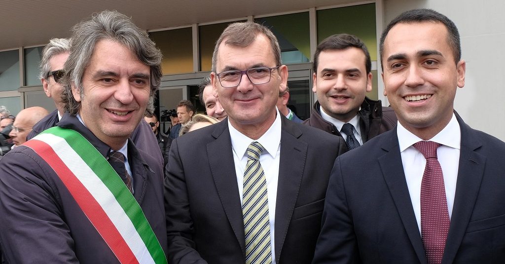 Di maio al vinitaly con sboarina e danese