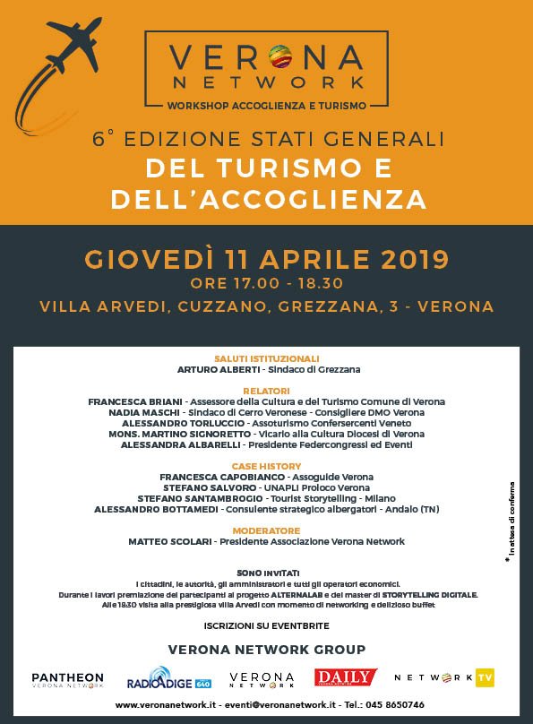 Programma 6° Stati Generali Turismo 11.04.2019