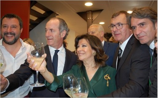 Zaia al Vinitaly casellati salvini