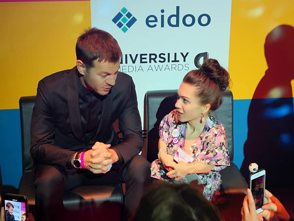 Diversity media awards Francesca Moscardo