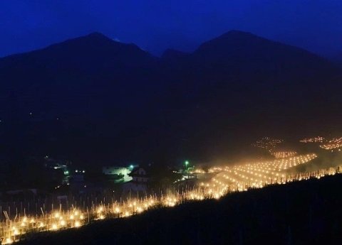 candele anti-gelo Alto Adige