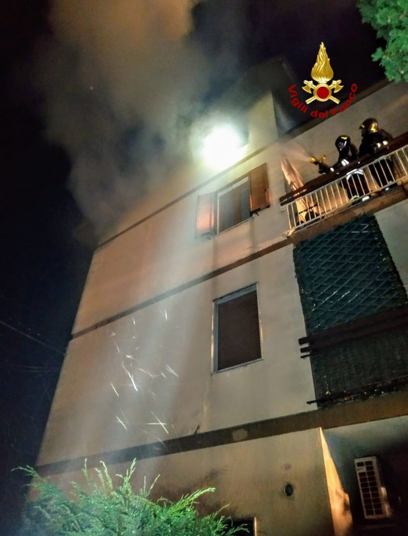 Incendio a San Martino