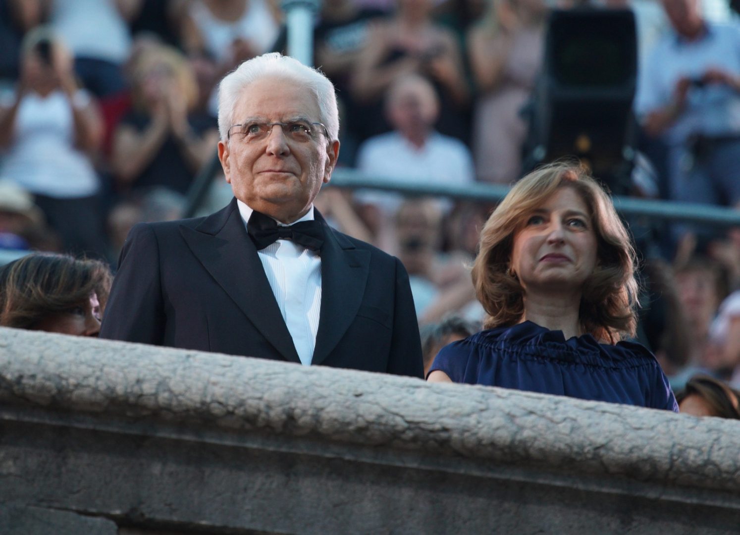 Il Presidente Mattarella in Arena per la prima dell'Opera Festival 2019