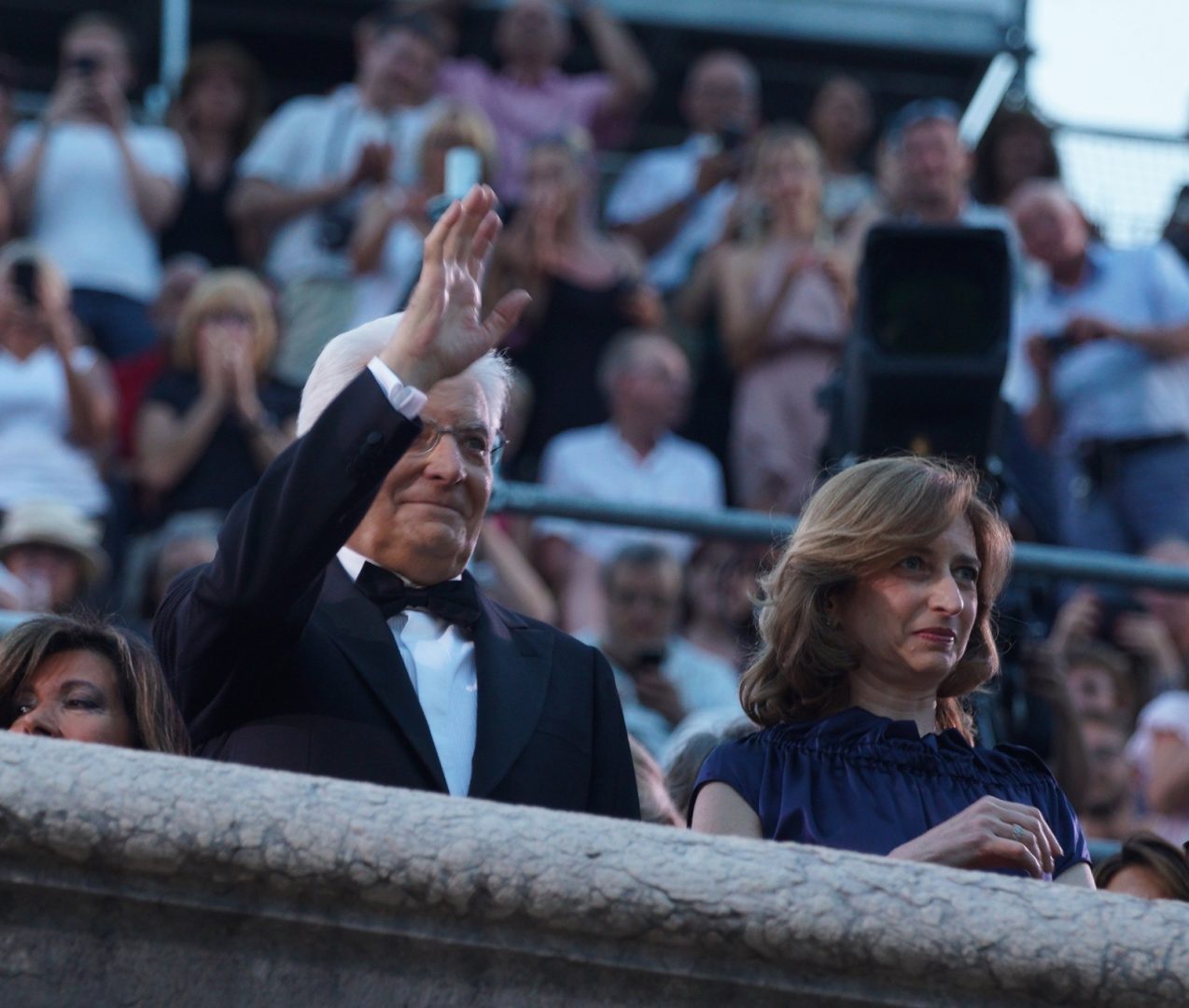 Il Presidente Mattarella in Arena per la prima dell'Opera Festival 2019
