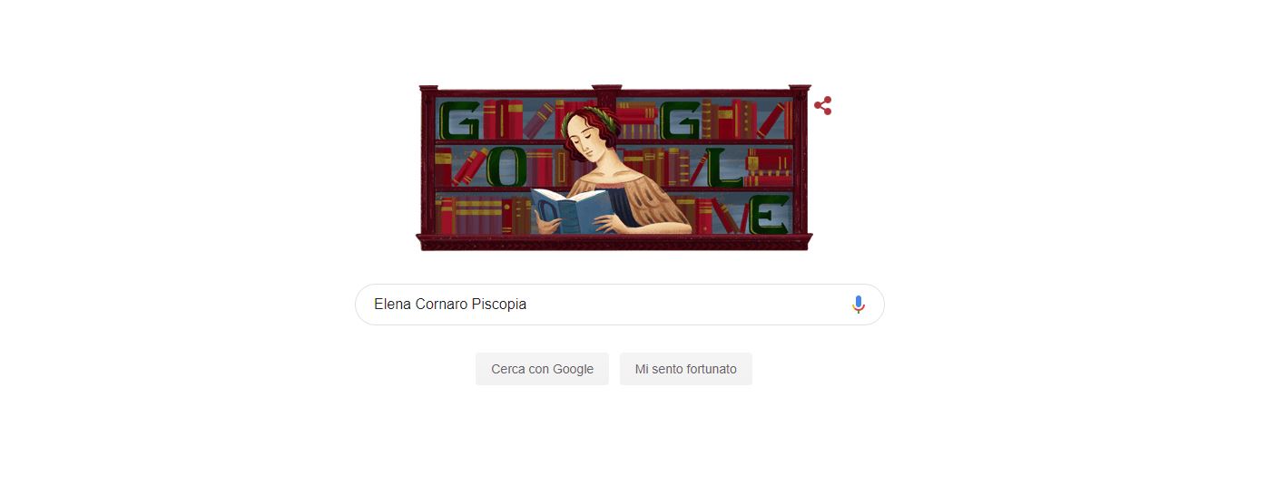 doodle Google-Elena Cornaro Piscopia