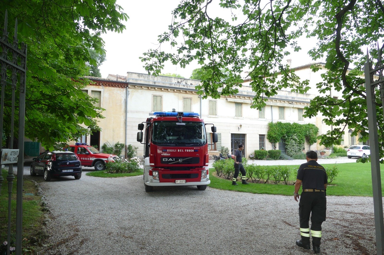 incidente mortale a marcellise ribaltamento trattore