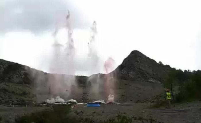 Ponte morandi Genova muro d'acqua