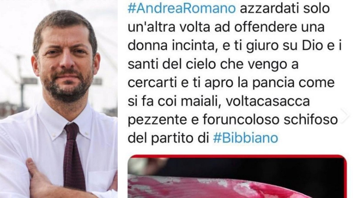 Andrea Romano minacce di morte