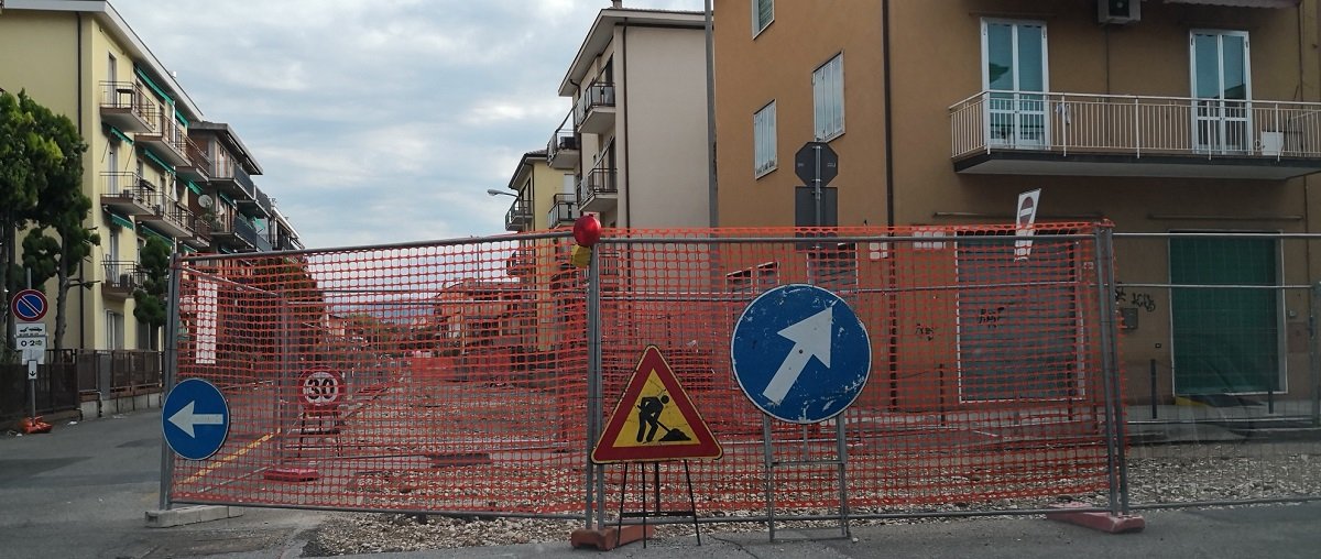 cantieri filobus San Michele Extra