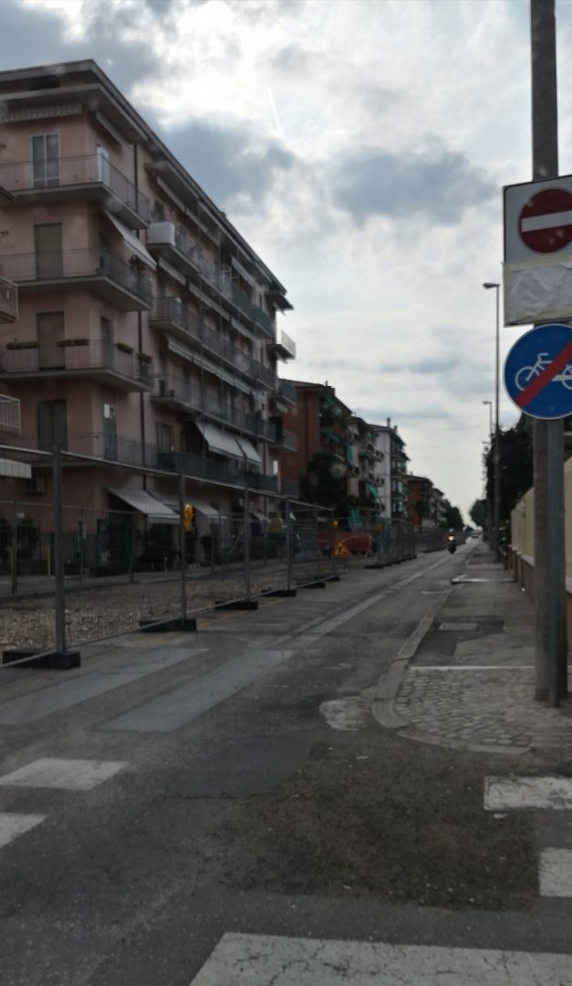 cantieri filobus San Michele Extra