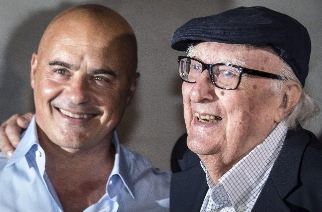 saluto a Camilleri Luca Zingaretti e Andrea Camilleri