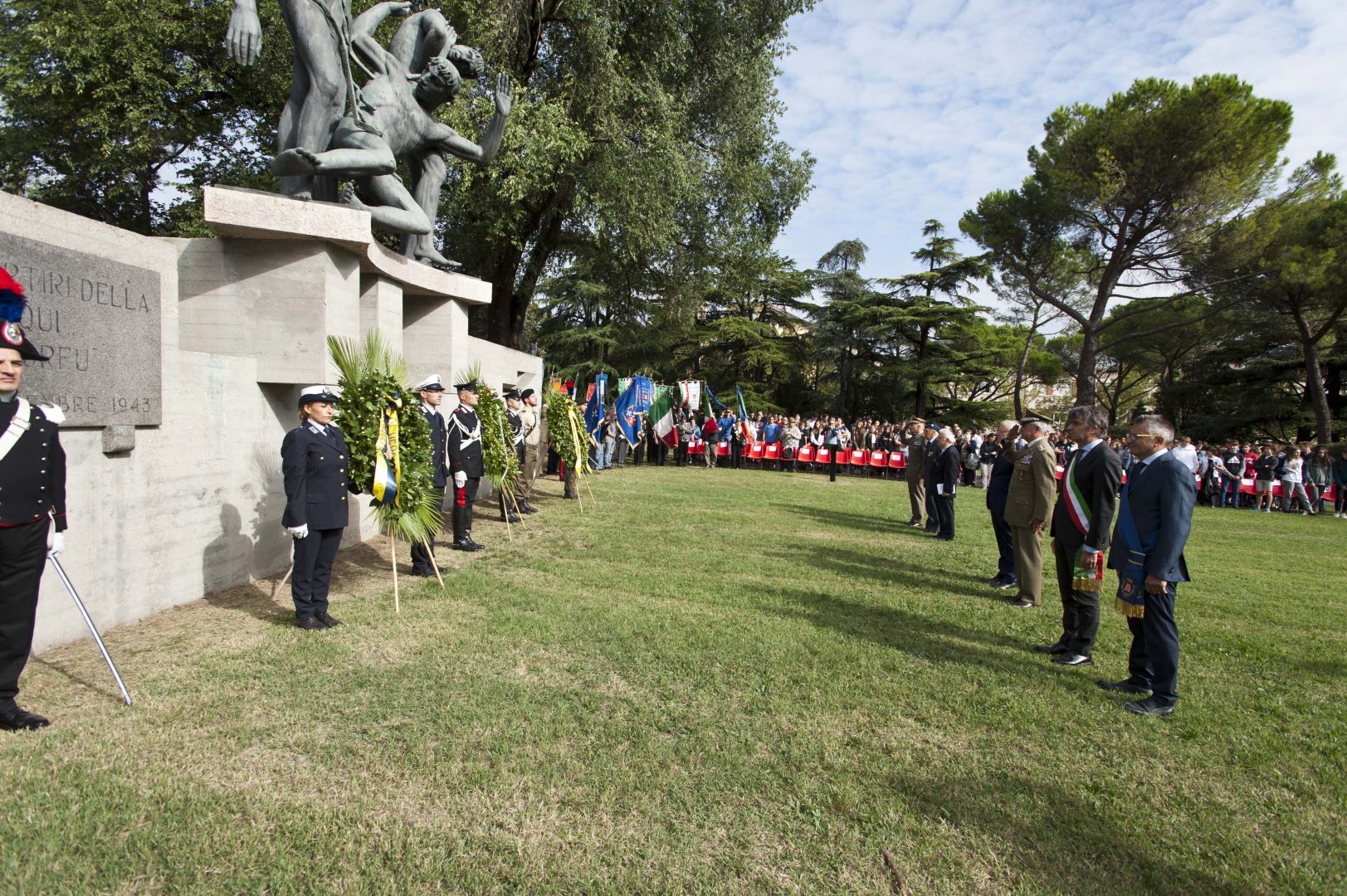 Deposizione delle corone divisione acqui