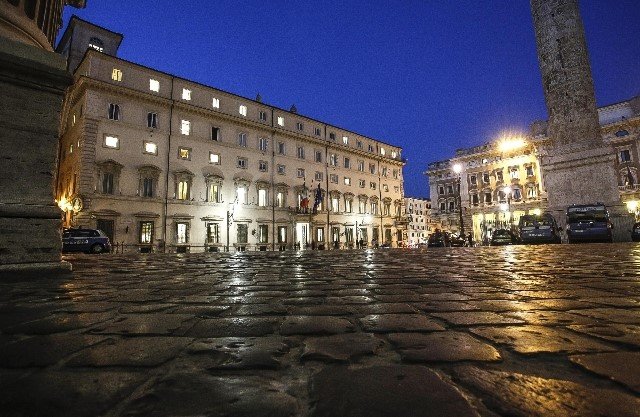 def vertice notturno palazzo Chigi