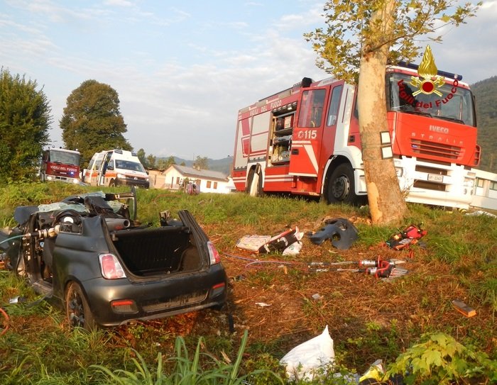 incidente stradale mortale belluno