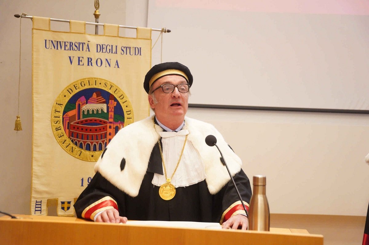 Laurea honoris causa Univr a Nobel per la medicina James Patrick Allison (1) - Rettore Nocini