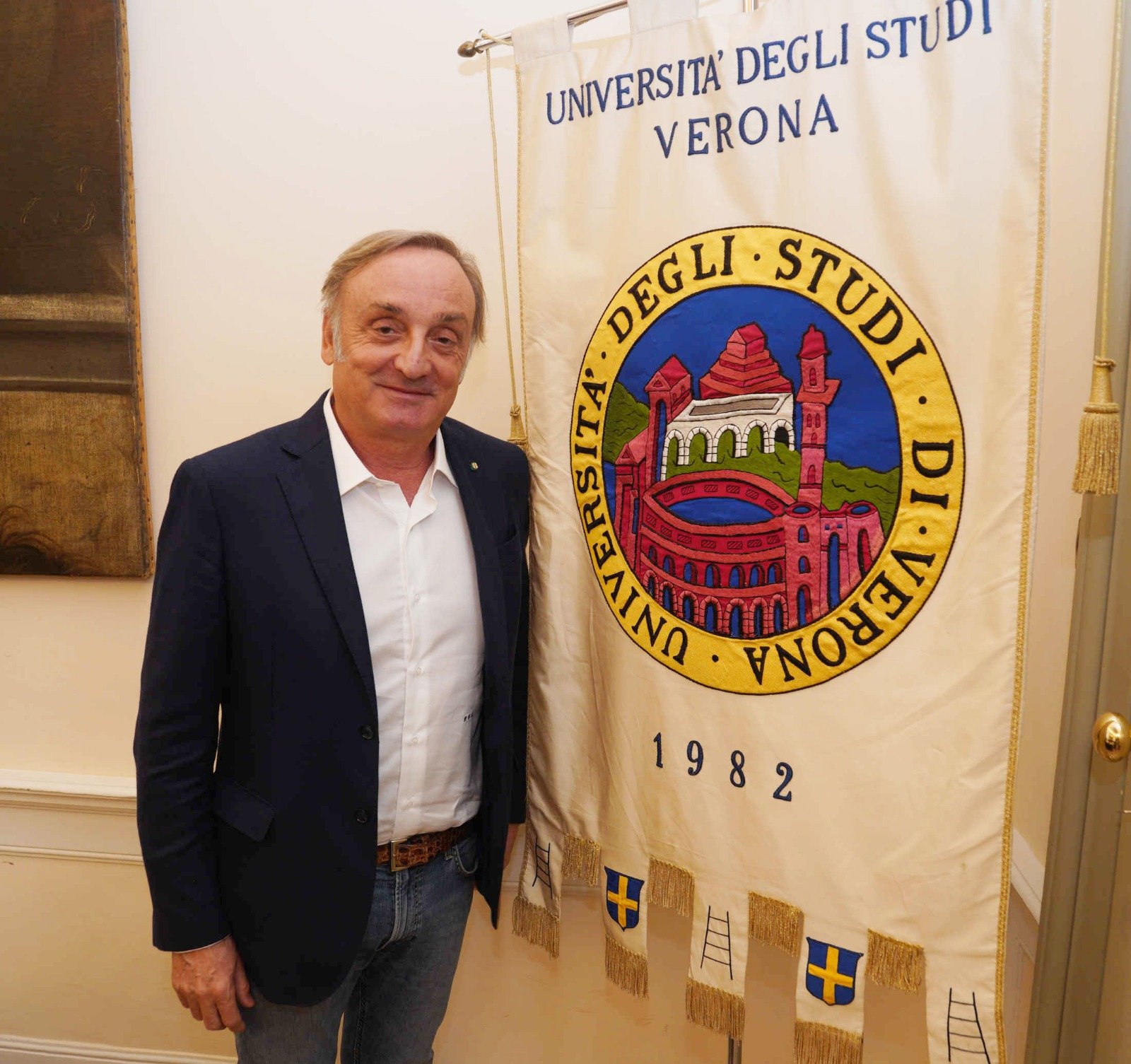 Il Magnifico Rettore dell'Università di Verona Pier Francesco Nocini