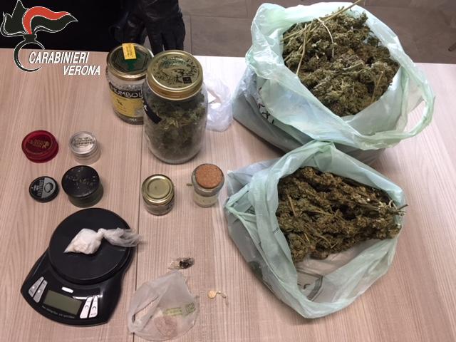 carabinieri - droga nel bosco - castelnuovo del garda (1)