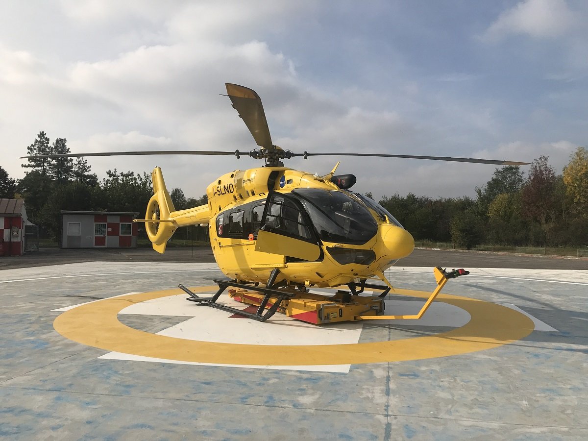 elicottero suem 118 colpo di calore minerbe