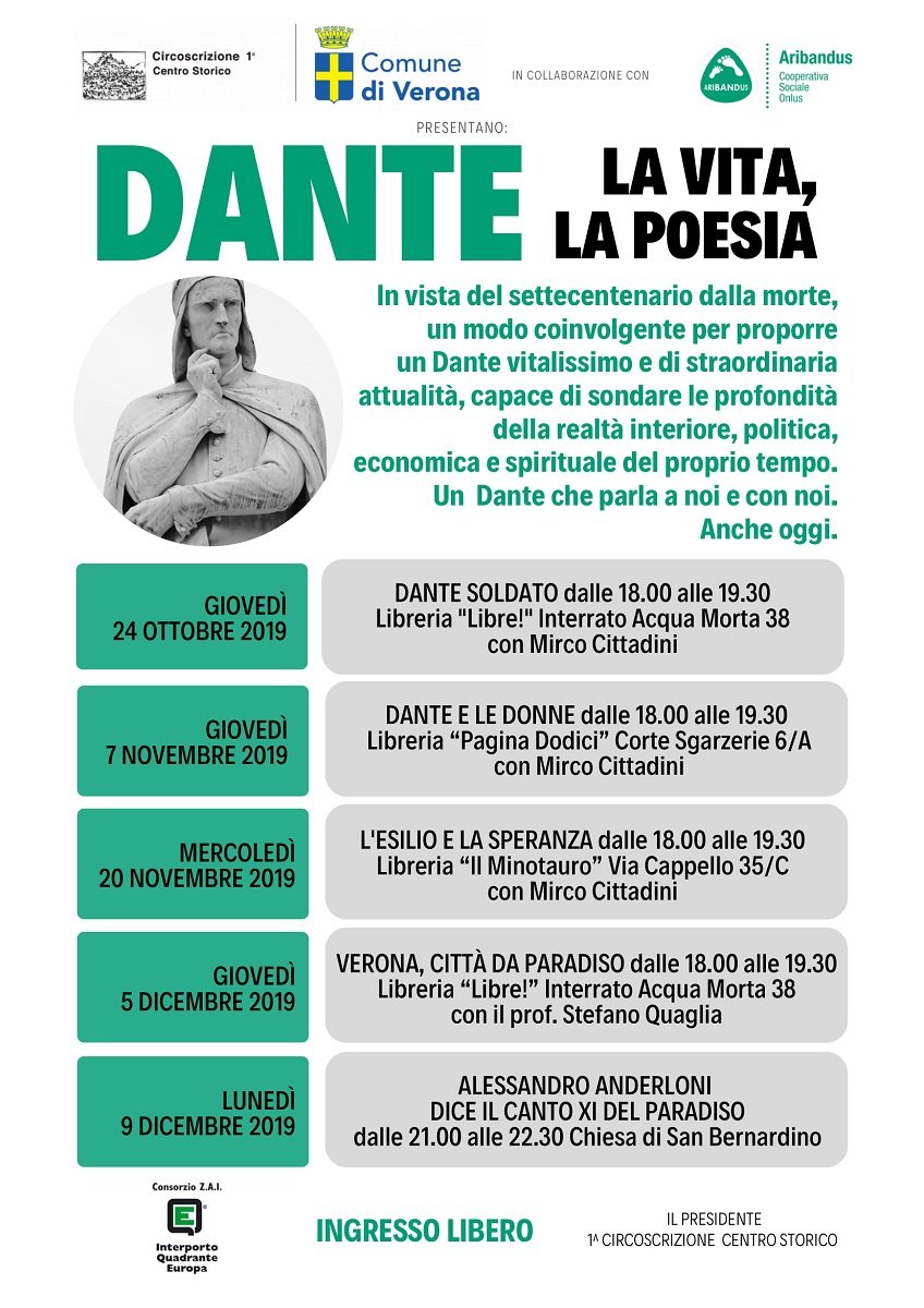 eventi dante vita