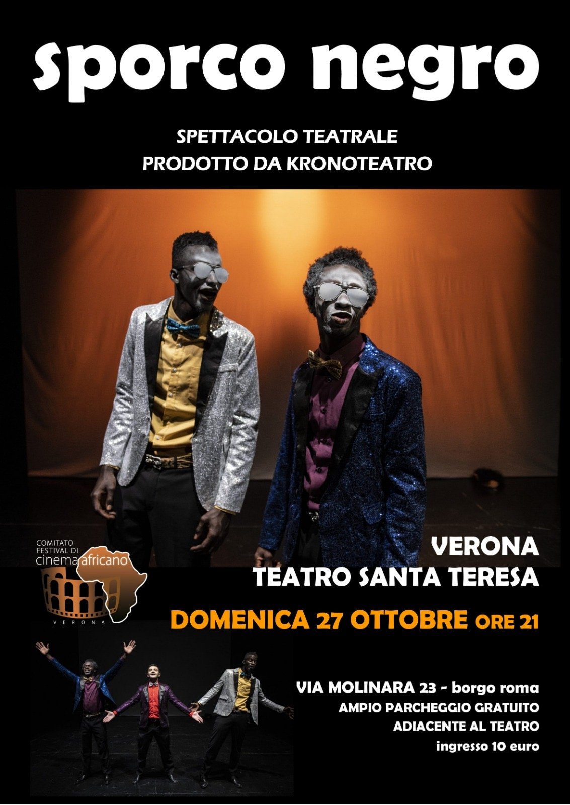 sporco negro teatro santa teresa