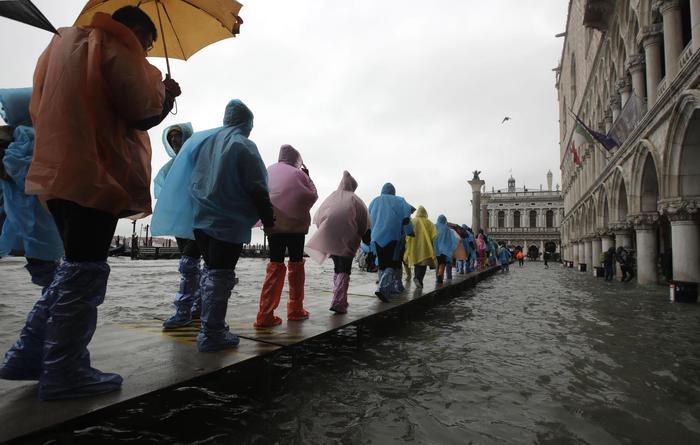 venezia acqua alta emergenza alluvione