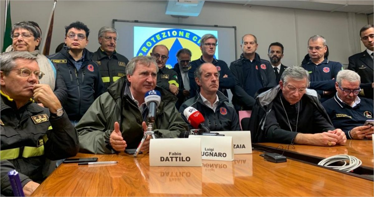 venezia-acqua alta-brugnaro-zaia