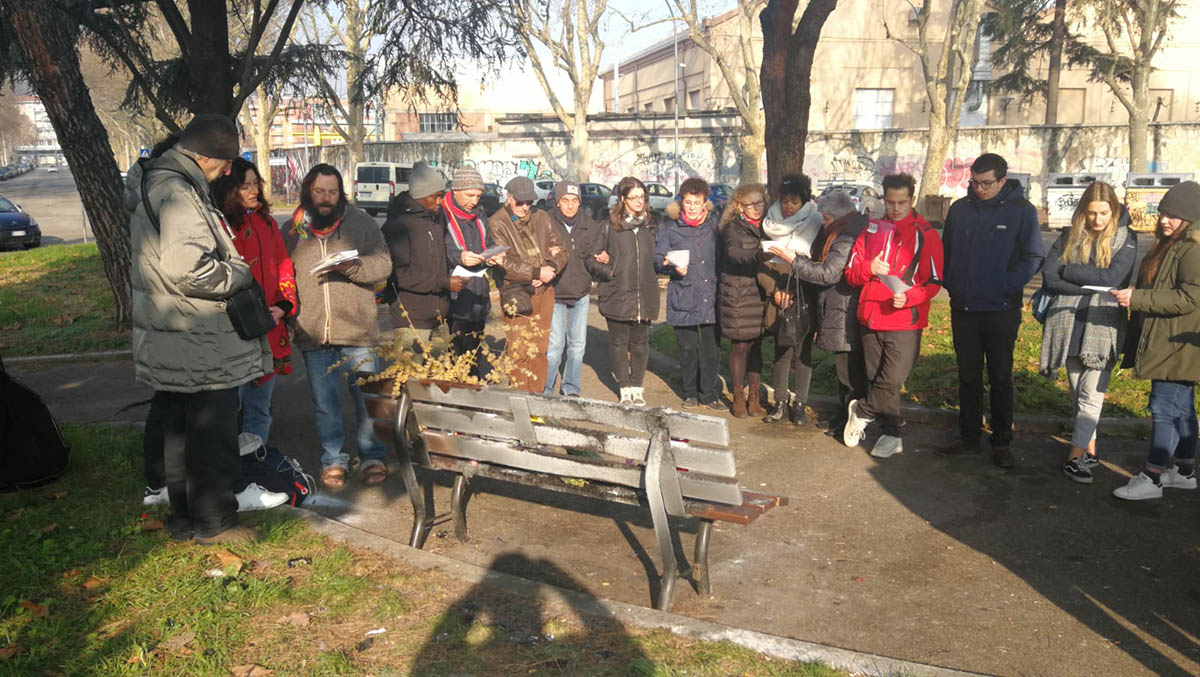 panchina kofi stazione porta vescovo