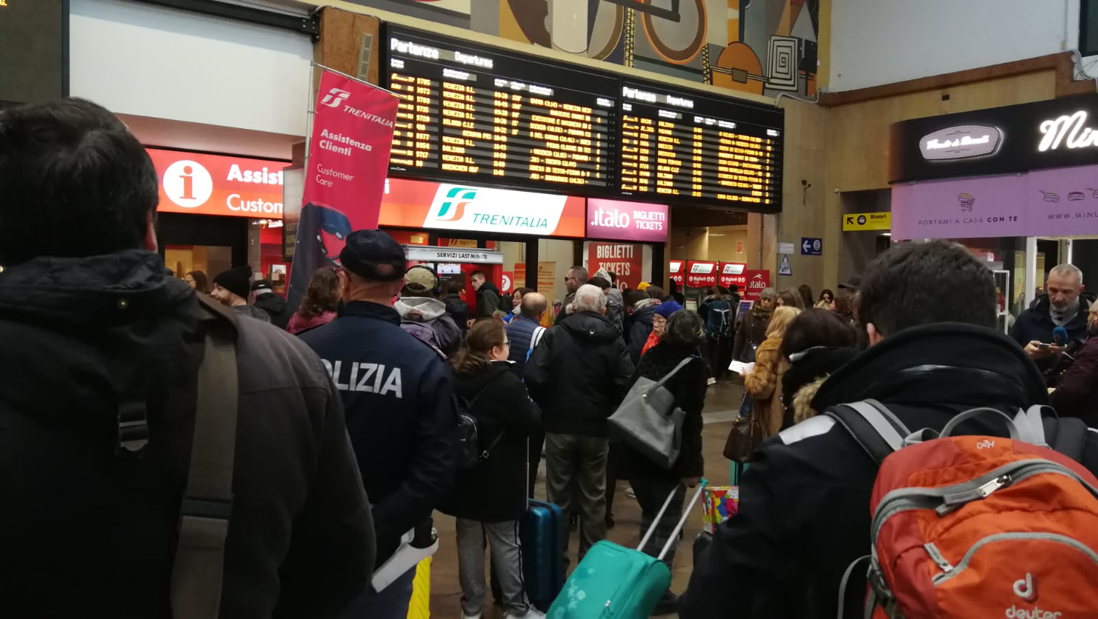 ritardi treni milano venezia