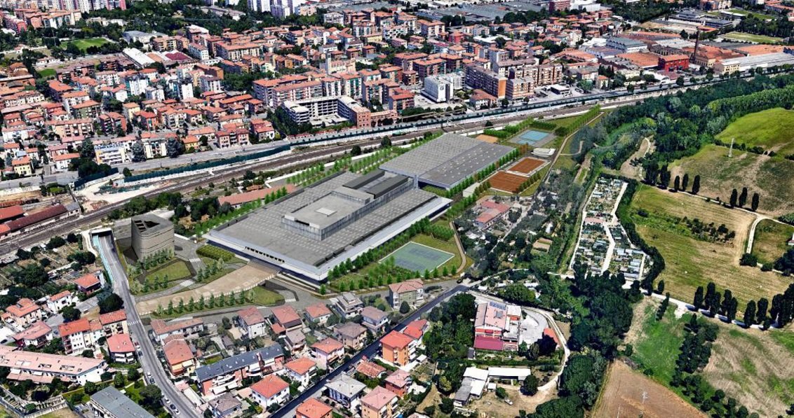 Adige docks veduta aerea viabilità