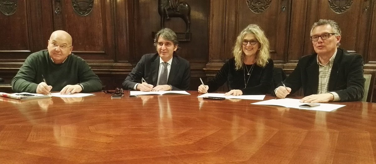 firma protocollo d'intesa per agsm sindaco sindacati