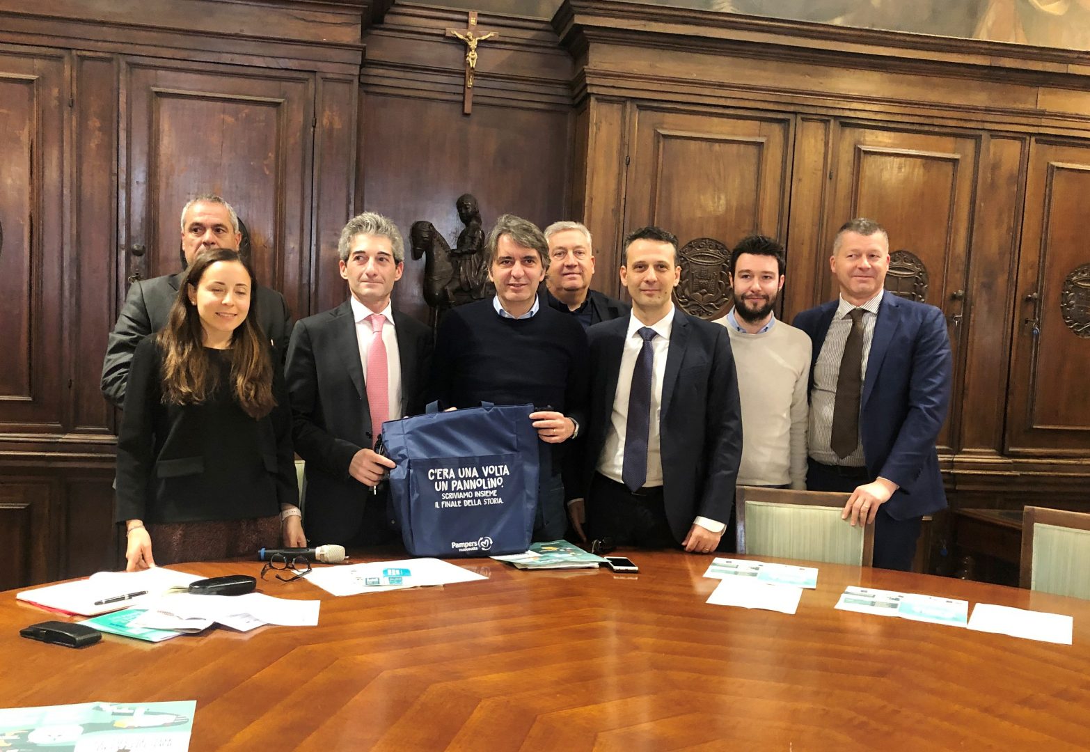 Conferenza stampa di presentazione del progetto di riciclo di esselunga