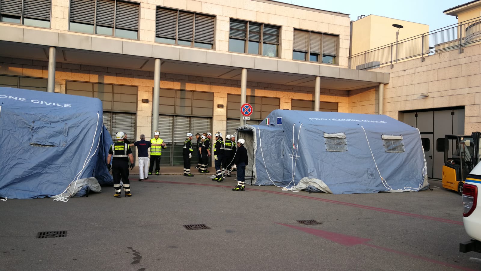 Tende Polo Confortini coronavirus verona veneto borgo trento decessi verona