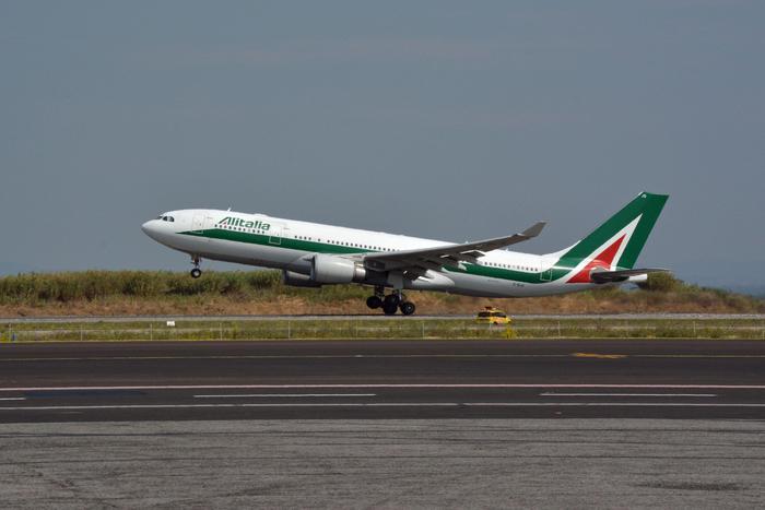Un aereo di Alitalia