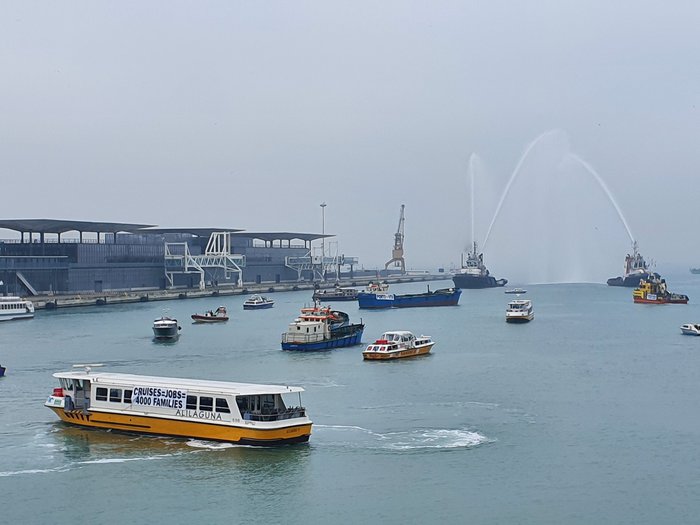 Manifestazione porto Venezia