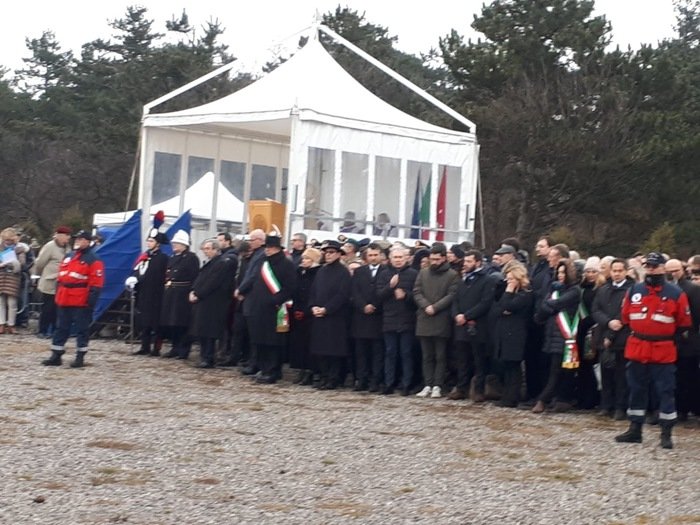 foiba basovizza cerimonia