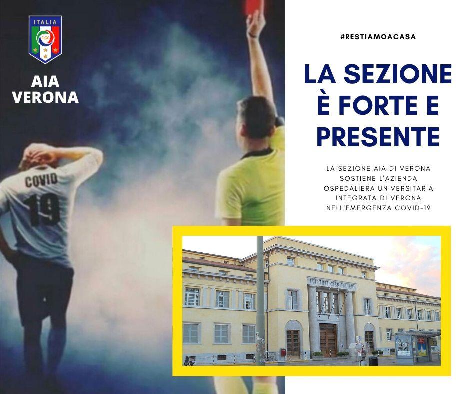 donazione coronavirus arbitri verona