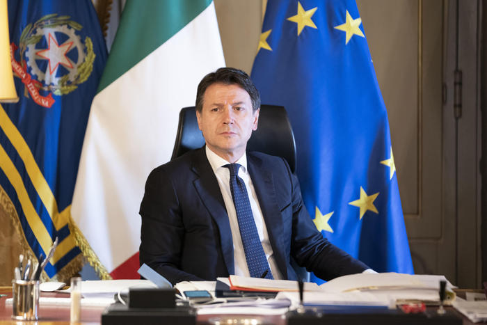 Giuseppe Conte incontra maggioranza eurobond