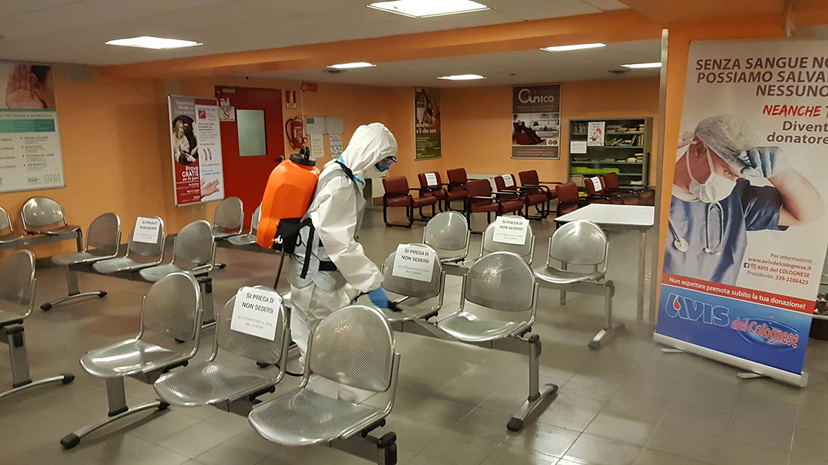 bonifica casa di riposo cologna veneta-sanificazione